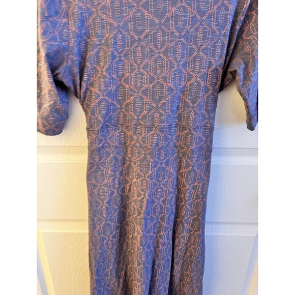 Toad & Co. Cue Wrap Cafe Organic Cotton Dress Women's M Boho Skater Gorpcore - Picture 8 of 8